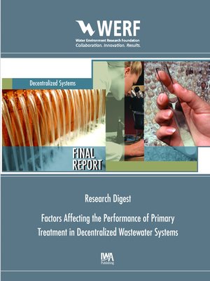 cover image of Factors Affecting the Performance of Primary Treatment in Onsite Systems